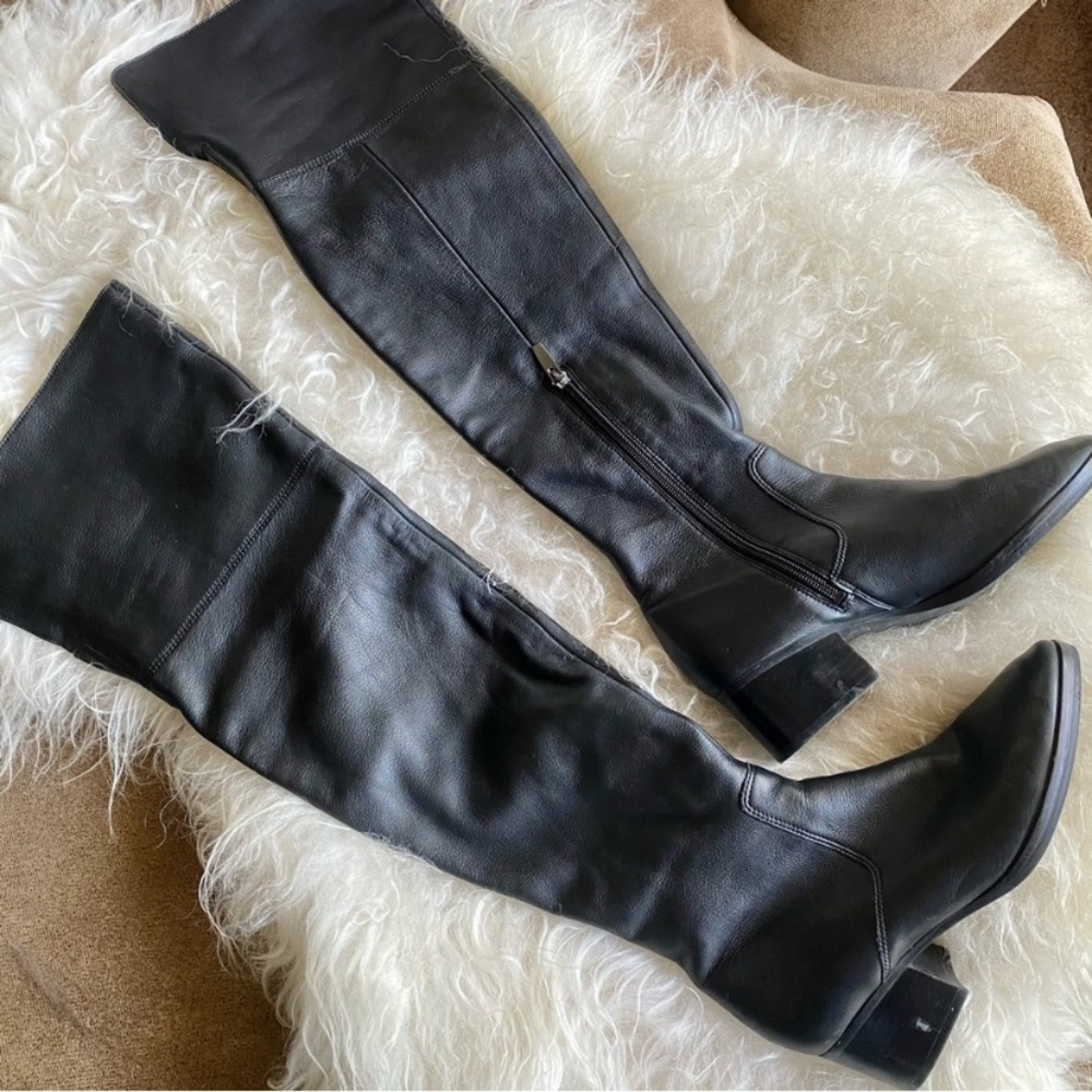 Via Spiga Leather Boots